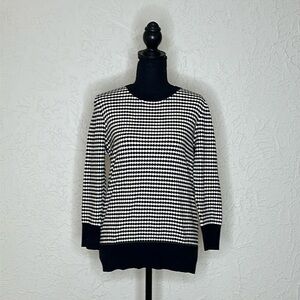ANN TAYLOR FACTORY GEOMETRIC SWEATER